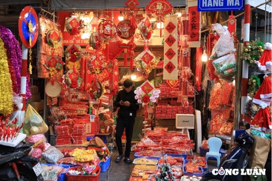 Phố Hàng Mã nhộn nhịp những ngày cận Tết