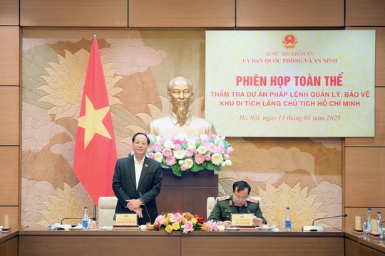 Cần thiết xây dựng, ban hành Pháp lệnh Quản lý, bảo vệ Khu Di tích Lăng Chủ tịch Hồ Chí Minh