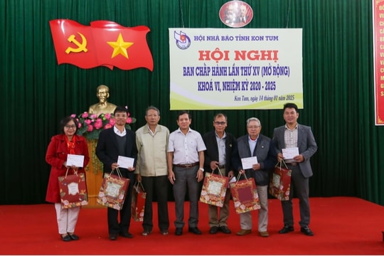 Hội Nhà báo tỉnh Kon Tum tiếp tục khẳng định vai trò tập hợp, đoàn kết hội viên