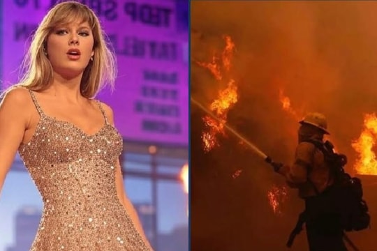 Cháy rừng Los Angeles sắp lan tới nhà của Taylor Swift và Kim Kardashian