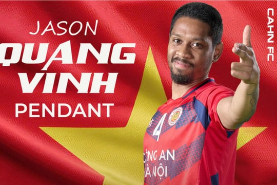 CAHN thông báo về việc nhập tịch của hậu vệ Jason Quang Vinh