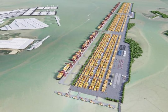 Cảng trung chuyển quốc tế Cần Giờ có quy mô khoảng 571 ha, vốn đầu tư không thấp hơn 50.000 tỷ đồng