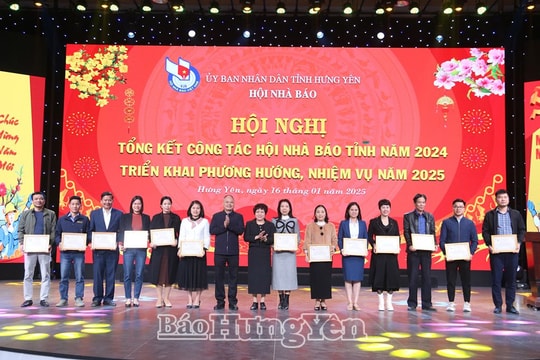 Hội Nhà báo Hưng Yên hướng tới năm 2025 với nhiều hoạt động ý nghĩa