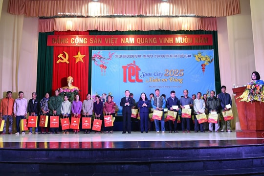 Chăm lo Tết cho Nhân dân vui tươi, phấn khởi, tạo động lực để thực hiện các nhiệm vụ mới