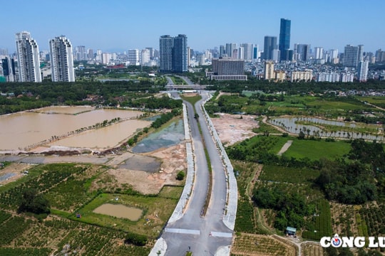 Hà Nội: Khai thác tạm đoạn tuyến thuộc dự án đường Lê Quang Đạo kéo dài