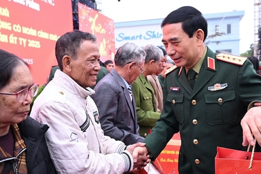 Đại tướng Phan Văn Giang thăm, chúc Tết tại tỉnh Nam Định