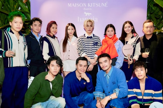 Các tín đồ thời trang tề tựu, chào đón cú bắt tay đầu tiên của Maison Kitsuné và Hanoia