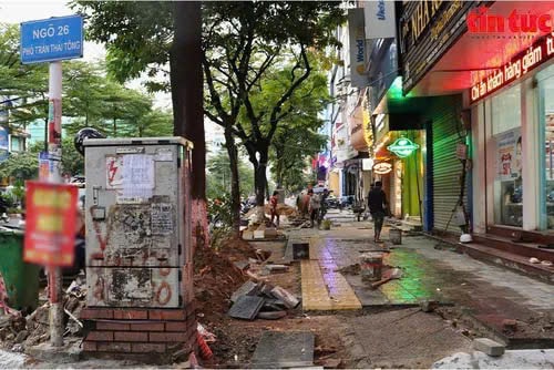 Hà Nội: Tạm dừng thi công vỉa hè, đào đường từ ngày 22/1