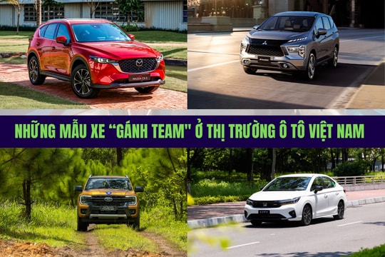 Những mẫu xe 'gánh team' ở thị trường ô tô Việt Nam
