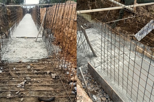 Thanh Hóa: Dấu hiệu thi công không đúng thiết kế tại dự án do Công ty TNHH Phương Hà thực hiện?