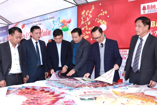 Khai mạc Hội Báo Hà Giang Xuân Ất Tỵ với chủ đề 'Báo chí Hà Giang hướng đến 100 năm Ngày Báo chí cách mạng Việt Nam'