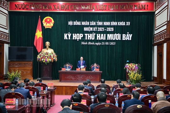 HĐND tỉnh Ninh Bình khóa XV thông qua 6 dự thảo nghị quyết quan trọng tại Kỳ họp thứ 27