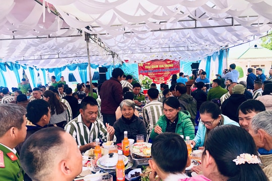 Gia Lai: Trại giam Gia Trung tổ chức bữa cơm tất niên đặc biệt cho các phạm nhân