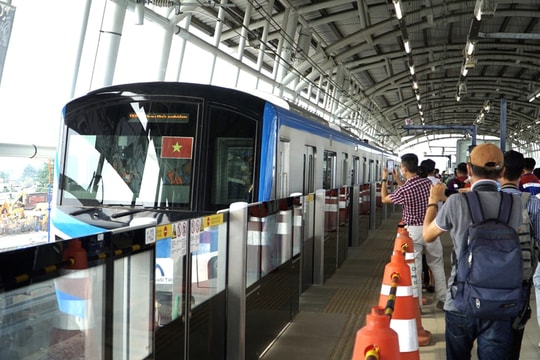 Metro Bến Thành - Suối Tiên chính thức thu phí từ hôm nay