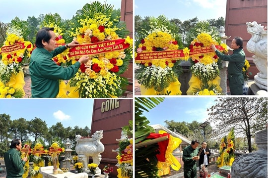 Hội Cựu TNXP Việt Nam dâng hương nghĩa trang liệt sĩ và trao quà tại Quảng Bình và Quảng Trị