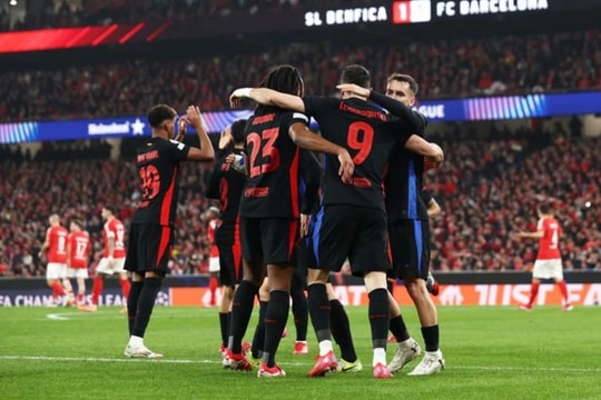 Bất ngờ số tiền mà Barca nhận được khi thắng Benfica ở Champions League?