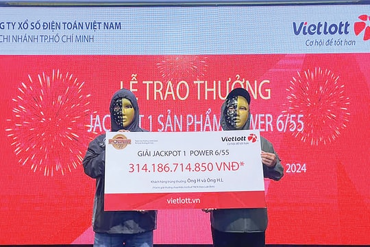 Vietlott tăng trưởng vượt bậc năm 2024, sẻ chia nhiều cơ hội tốt hơn đến cộng đồng