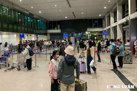 Dự báo hơn 4 triệu lượt khách thông qua cảng hàng không quốc tế Tân Sơn Nhất dịp Tết Nguyên đán Ất Tỵ