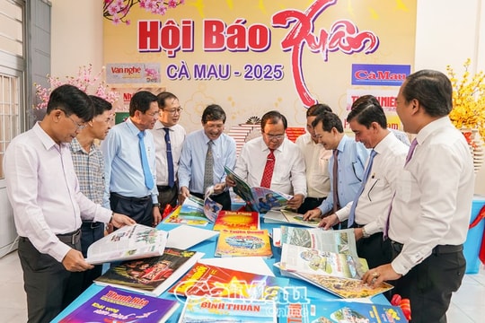 Khai mạc Hội báo Xuân Cà Mau 2025