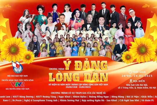 Chương trình "Ý Đảng, Lòng Dân": Tôn vinh những thành tựu to lớn của dân tộc