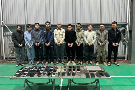 Bắt giữ 10 đối tượng lừa đảo chiếm đoạt tài sản trên không gian mạng