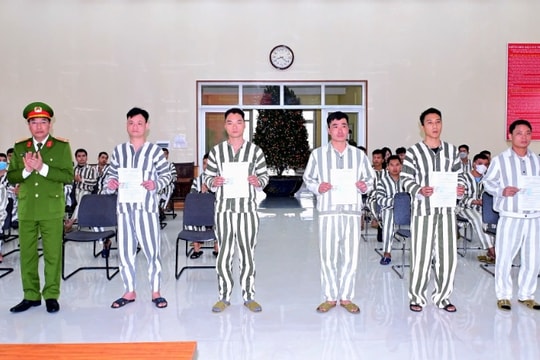 Hải Phòng: 69 phạm nhân được giảm án dịp Tết Nguyên đán 2025