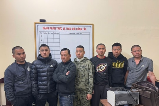 Bắt 7 đối tượng cưỡng đoạt tài sản dưới hình thức bảo kê bán đào Tết