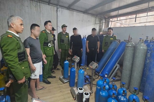 Phát hiện cơ sở sang chiết khí cười quy mô lớn tại TP Hạ Long