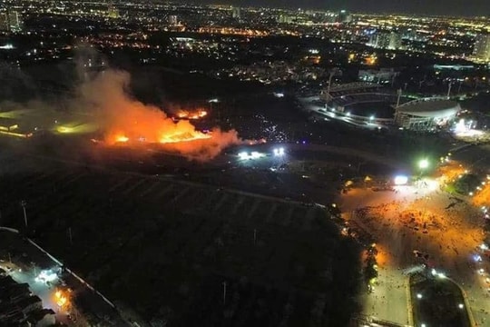 Ban tổ chức thông tin về sự cố trình diễn drone hỏa thuật đêm 26/1