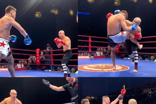 Cao thủ người Trung Quốc tung đòn hạ võ sĩ Nhật Bản trong 29 giây ngắn ngủi