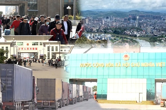 Nhộn nhịp giao thương vùng biên dịp Tết
