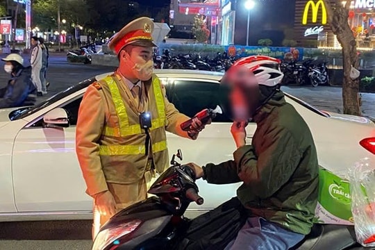 Phát hiện hơn 1.800 trường hợp vi phạm nồng độ cồn trong ngày thứ 3 nghỉ Tết
