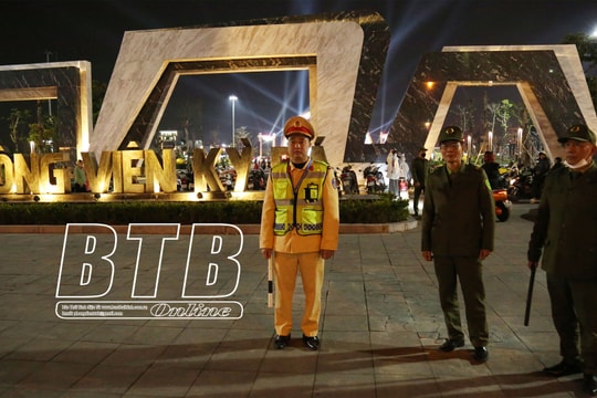 Công an Thái Bình huy động 100% lực lượng bảo đảm an ninh trật tự đêm giao thừa