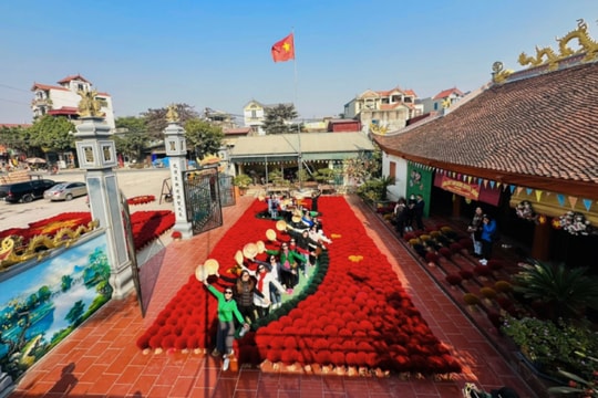 Lượng khách du xuân tăng cao trong dịp Tết Nguyên đán 2025