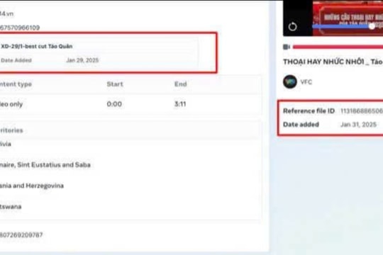 Đài Truyền hình Việt Nam lên án hành vi xâm phạm bản quyền video Táo quân 2025