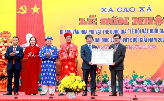 Phú Thọ có thêm Di sản văn hóa phi vật thể quốc gia: "Lễ hội vật đuổi giải Đình Vĩnh Mộ"