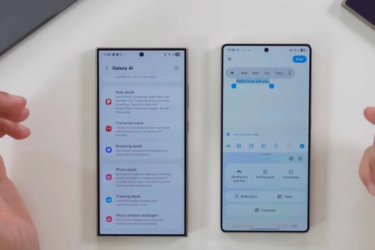 One UI 7.0: Galaxy AI hỗ trợ viết trên mọi bàn phím với Writing Assist