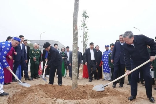 Tổng Bí thư Tô Lâm dự Lễ phát động Tết trồng cây tại Hưng Yên