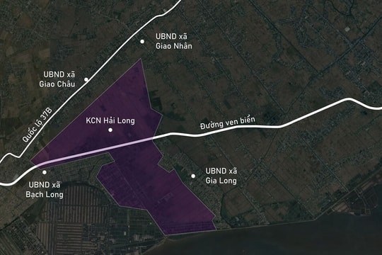 Nam Định phê duyệt Quy hoạch chung xây dựng Khu công nghiệp Hải Long với quy mô hơn 1.000 ha