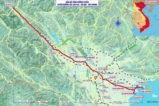 Tháo gỡ khó khăn triển khai Dự án xây dựng tuyến đường sắt Lào Cai - Hà Nội - Hải Phòng