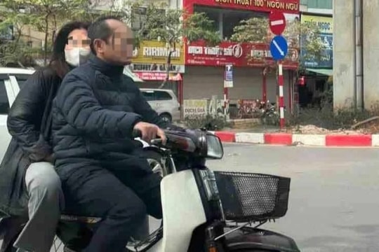 Hà Nội: Phó trưởng công an phường bị xử phạt vì vi phạm giao thông