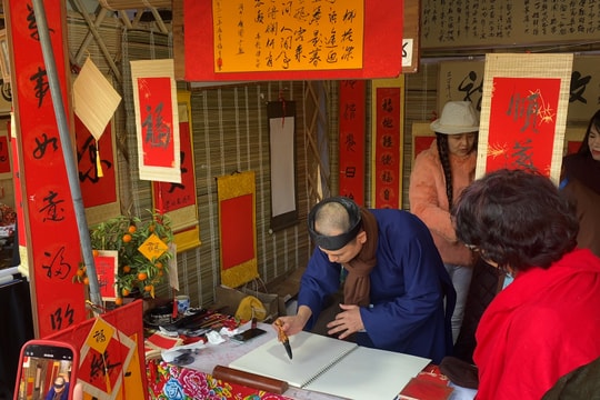 Hội chữ Xuân 2025: Lan tỏa vẻ đẹp văn hóa truyền thống