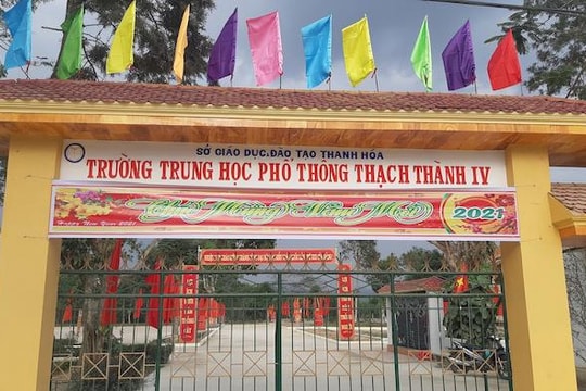 Thanh Hóa: Mời thầu cho gói thầu hơn 30 tỷ đồng, thuộc dự án nâng cấp Trường THPT Thạch Thành 4