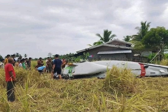 Máy bay rơi ở Philippines, quân nhân Mỹ và nhà thầu quốc phòng thiệt mạng