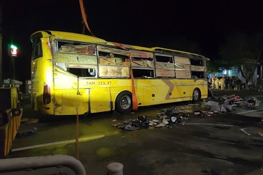 Xác định được danh tính 1 trong 3 người tử vong trong vụ lật xe ở Phú Yên