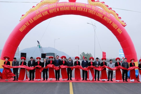 Dự án đường Vạn Thiện đi Bến En và đường nối Quốc lộ 1 với Quốc lộ 45 chính thức thông xe