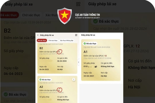 Cảnh giác với thủ đoạn lừa đảo mới về tích hợp điểm giấy phép lái xe