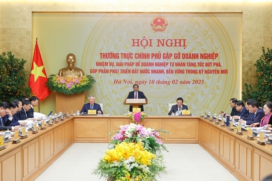 Thường trực Chính phủ gặp mặt 26 tập đoàn, doanh nghiệp lớn của nhà nước và tư nhân