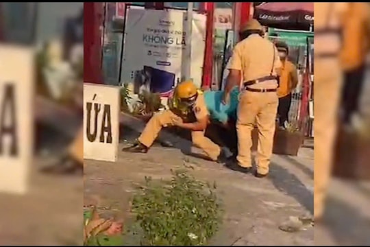 Công an TP HCM lên tiếng vụ CSGT khống chế người vi phạm giao thông