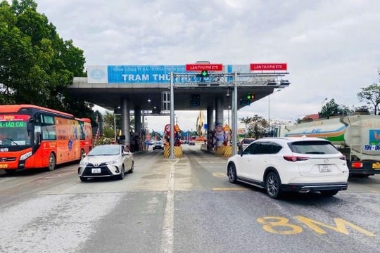 Vẫn có hơn 16.000 tài khoản ETC hết tiền lưu thông vào đường cao tốc